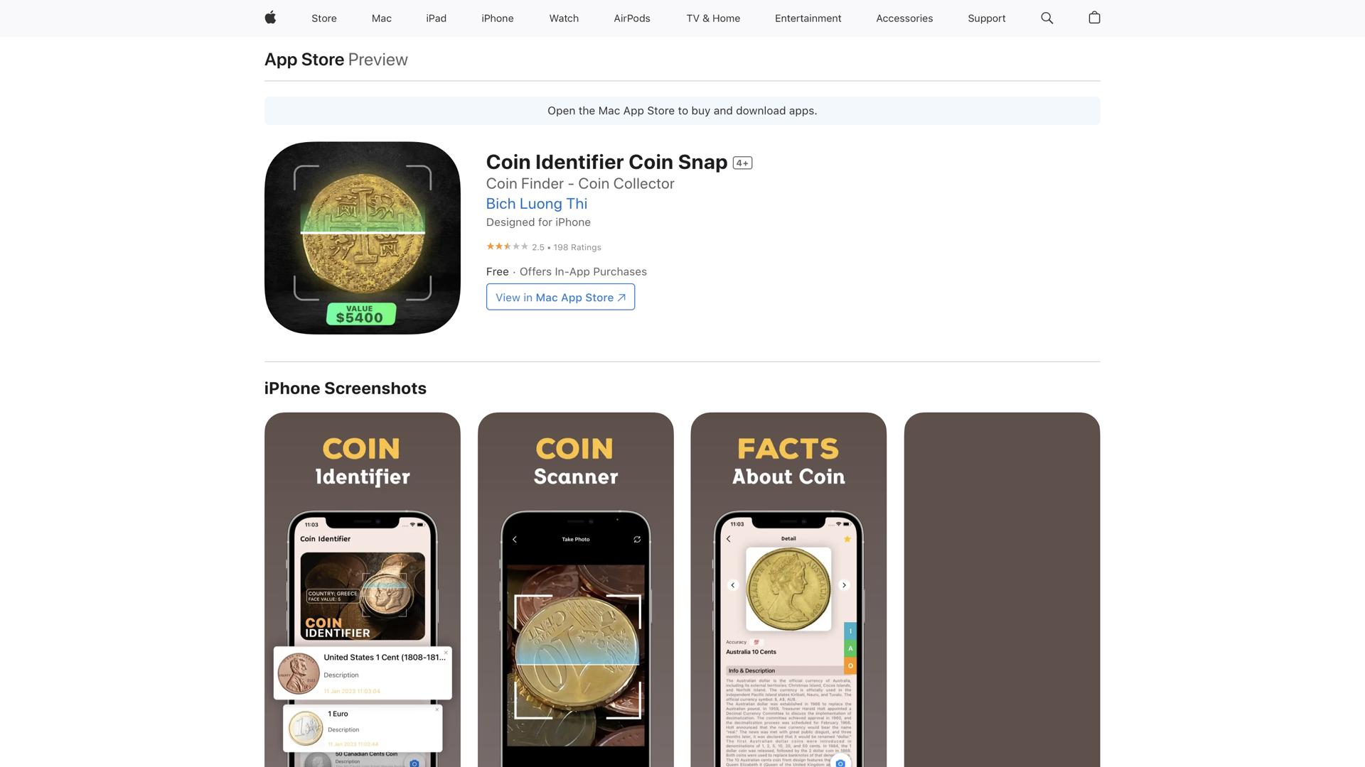 Coin Identifier Coin Snap