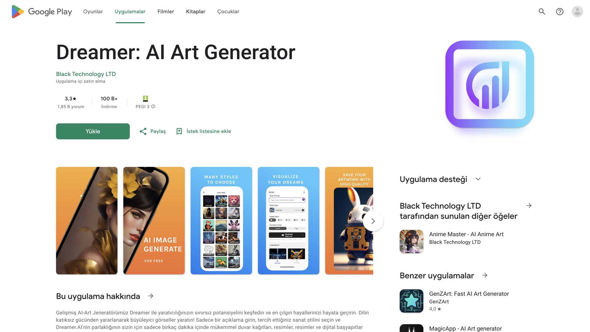 Dreamer: Ai Art Generator