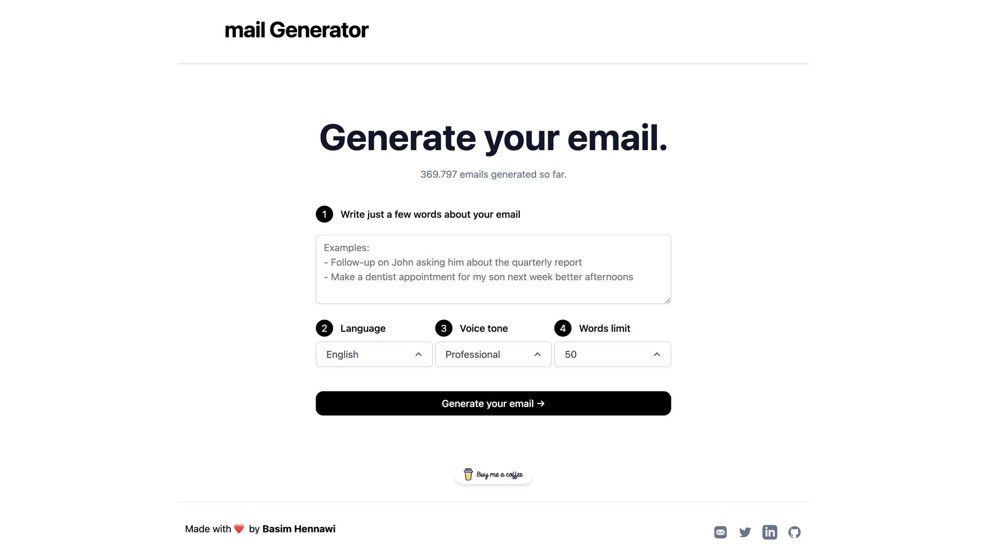 Email Generator