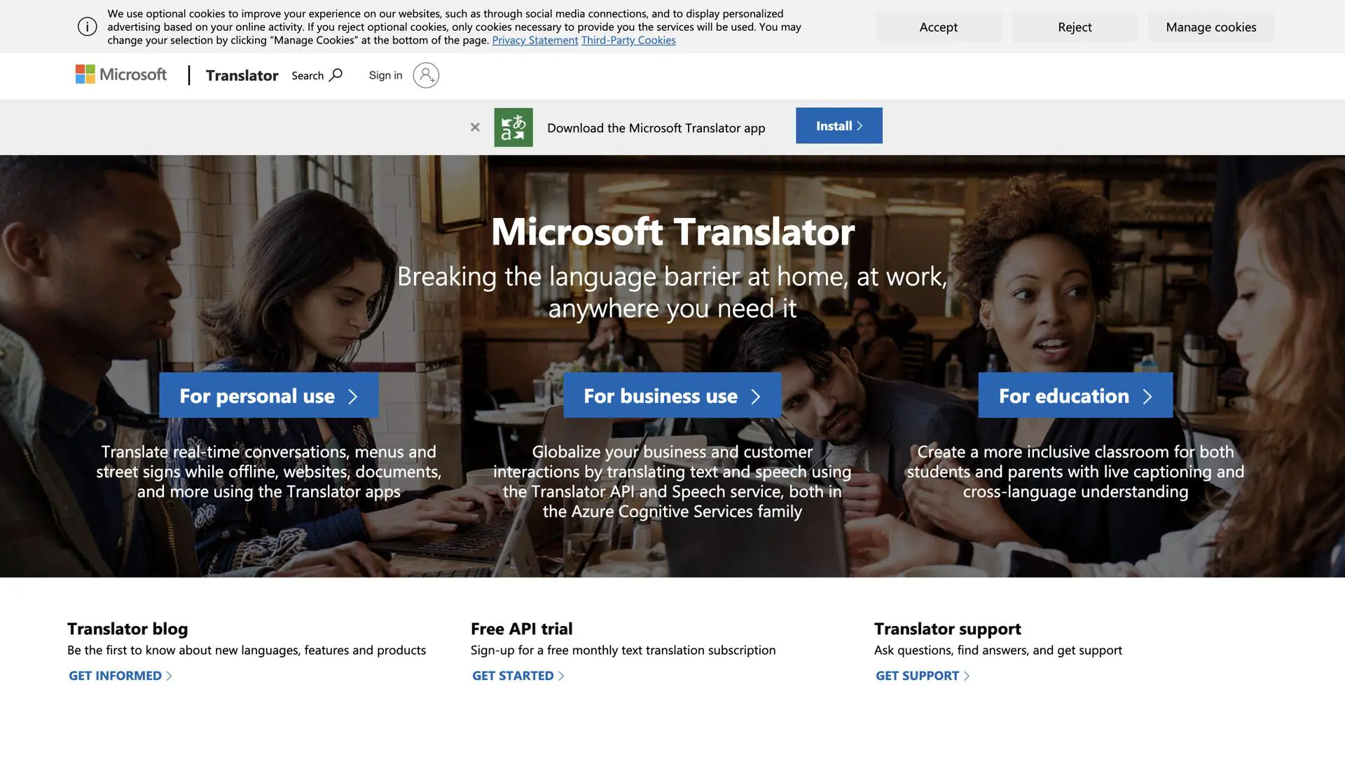 Microsoft Translator