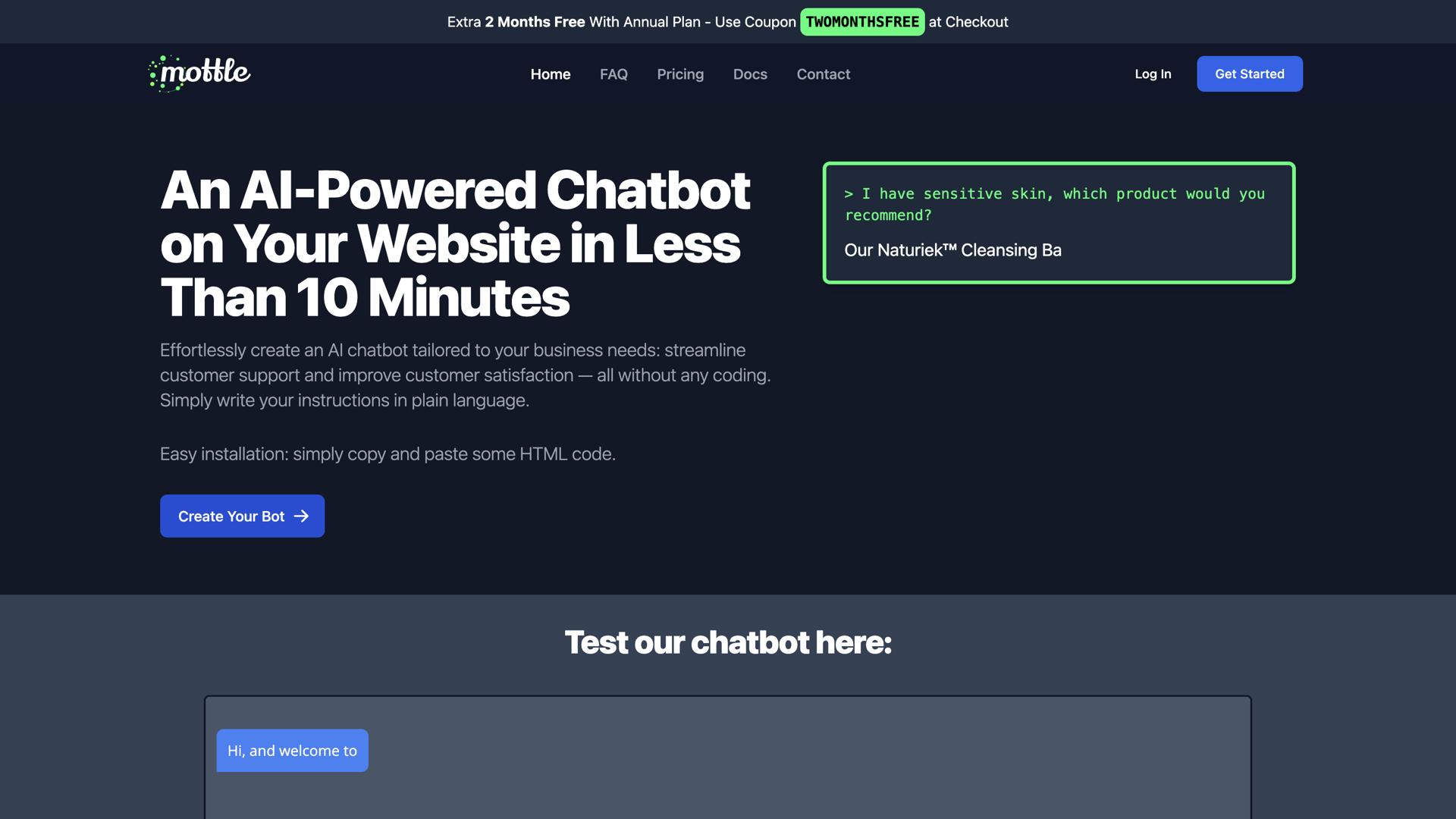 Mottle Build A Custom Chatbot