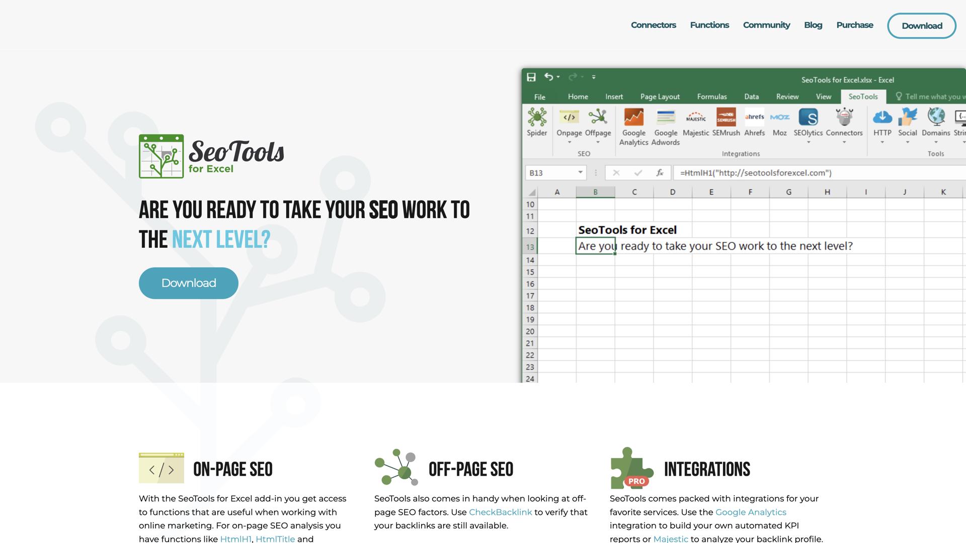 Seotools For Excel