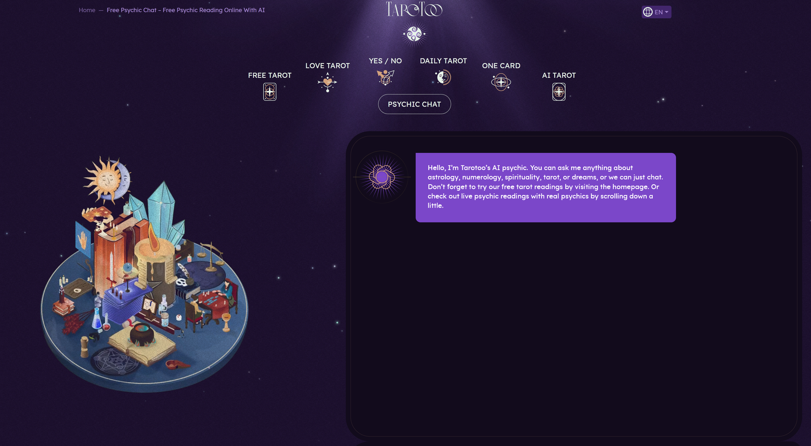 Tarotoo Ai Psychic