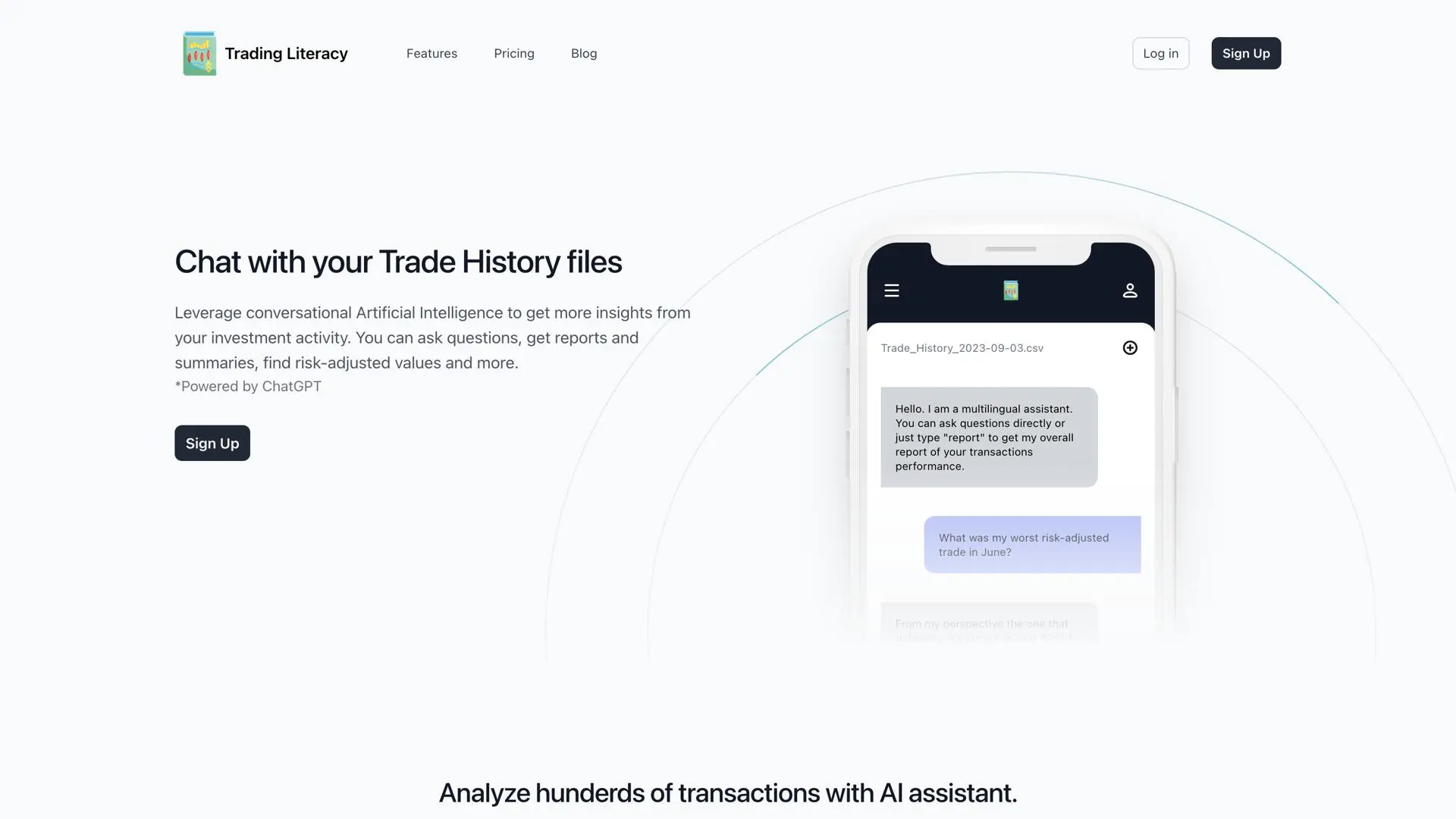 Trading Literacy Bot